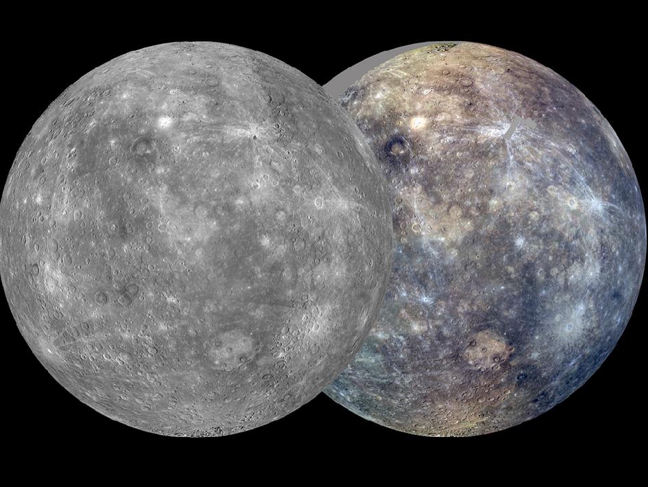 Photos de Mercure par Messenger (NASA)