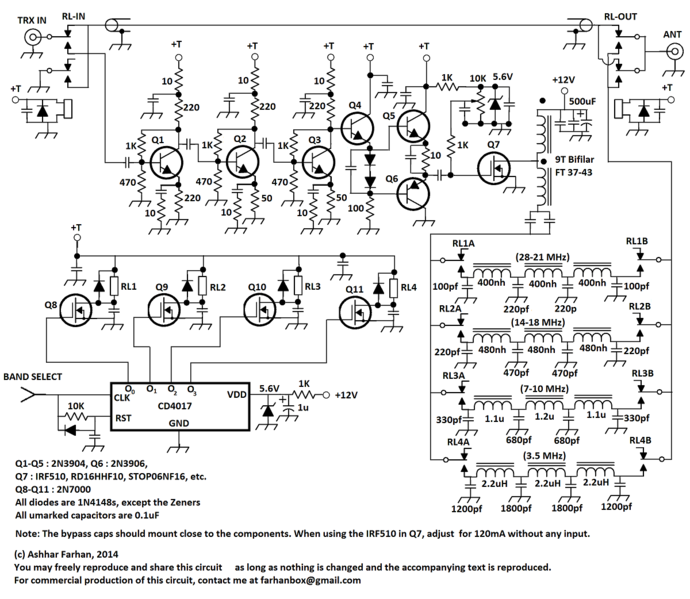 Amplificateur linéaire HF RF386 par VU2ESE